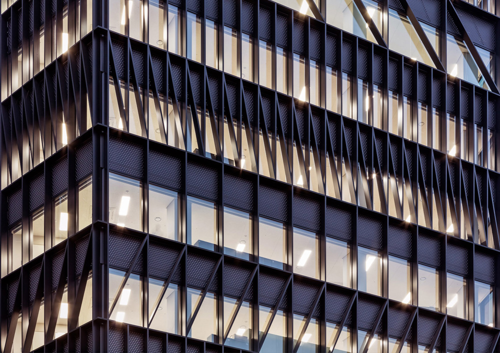 25 07 2017 Mecanoo clads Seoul office tower in black linear patterns